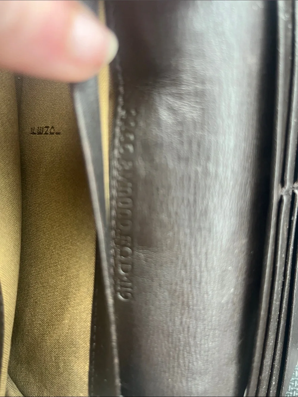 AUTHENTIC Fendi Brown and Gold FF Monogram Continental Wallet